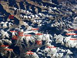 Nasa 1L ISS008-E-6149 Pumori, Nuptse, Everest, Lhotse, Makalu From South With Labels